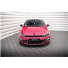 Maxton - Lame Du Pare-Chocs Avant V.2 Volkswagen Scirocco Mk3 Noir Brillant