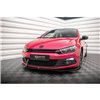 Maxton - Lame Du Pare-Chocs Avant V.2 Volkswagen Scirocco Mk3 Noir Brillant