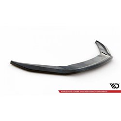 Maxton - Lame Du Pare-Chocs Avant V.2 Volkswagen Scirocco Mk3 Noir Brillant