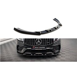 Maxton - Lame Du Pare-Chocs Avant V.1 Mercedes-AMG GLB 35 / AMG-Line X247 Noir Brillant