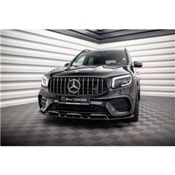 Maxton - Lame Du Pare-Chocs Avant V.1 Mercedes-AMG GLB 35 / AMG-Line X247 Noir Brillant