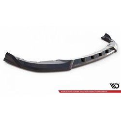 Maxton - Lame Du Pare-Chocs Avant V.2 BMW X6 M F96 Noir Brillant