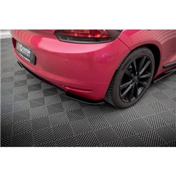 Maxton - Lames De Pare-Chocs Arrière Latérales Volkswagen Scirocco Mk3 Noir Brillant