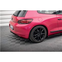 Maxton - Lames De Pare-Chocs Arrière Latérales Volkswagen Scirocco Mk3 Noir Brillant