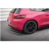 Maxton - Lames De Pare-Chocs Arrière Latérales Volkswagen Scirocco Mk3 Noir Brillant
