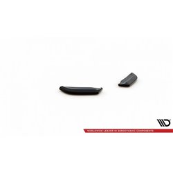 Maxton - Lames De Pare-Chocs Arrière Latérales Volkswagen Scirocco Mk3 Noir Brillant