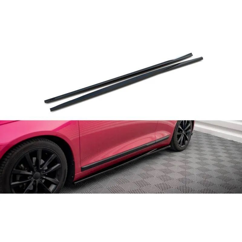 Maxton - Rajouts Des Bas De Caisse Volkswagen Scirocco Mk3 Noir Brillant