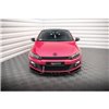 Maxton - Lame Du Pare-Chocs Avant V.3 Volkswagen Scirocco Mk3 Noir Brillant