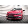 Maxton - Lame Du Pare-Chocs Avant V.3 Volkswagen Scirocco Mk3 Noir Brillant