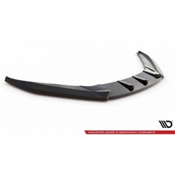 Maxton - Lame Du Pare-Chocs Avant V.3 Volkswagen Scirocco Mk3 Noir Brillant