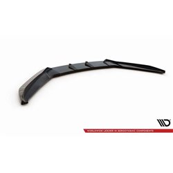 Maxton - Lame Du Pare-Chocs Avant V.3 Volkswagen Scirocco Mk3 Noir Brillant