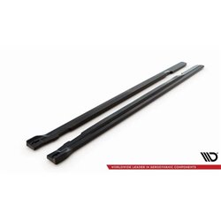 Maxton - Rajouts Des Bas De Caisse Mercedes-AMG GLB 35 / AMG-Line X247 Noir Brillant