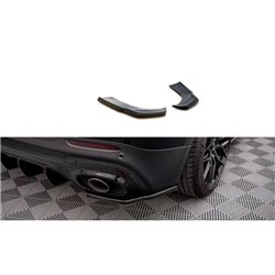 Maxton - Lames De Pare-Chocs Arrière Latérales Mercedes-AMG GLB 35 / AMG-Line X247 Noir Brillant