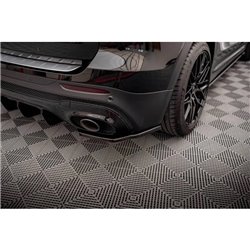 Maxton - Lames De Pare-Chocs Arrière Latérales Mercedes-AMG GLB 35 / AMG-Line X247 Noir Brillant