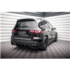 Maxton - Lames De Pare-Chocs Arrière Latérales Mercedes-AMG GLB 35 / AMG-Line X247 Noir Brillant