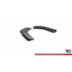 Maxton - Lames De Pare-Chocs Arrière Latérales Mercedes-AMG GLB 35 / AMG-Line X247 Noir Brillant
