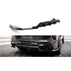 Maxton - Arriere Splitter (avec une barre verticale) BMW X6 M F96 Facelift