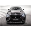 Maxton - Lame Du Pare-Chocs Avant V.1 BMW X6 M F96 Noir Brillant