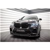 Maxton - Lame Du Pare-Chocs Avant V.1 BMW X6 M F96 Noir Brillant