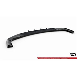 Maxton - Lame Du Pare-Chocs Avant V.1 BMW X6 M F96 Noir Brillant