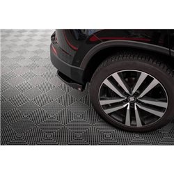 Maxton - Lames De Pare-Chocs Arrière Latérales Seat Ateca Mk1 Noir Brillant