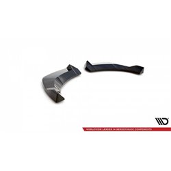 Maxton - Lames De Pare-Chocs Arrière Latérales Seat Ateca Mk1 Noir Brillant