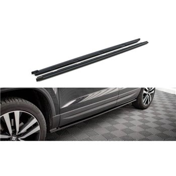Maxton - Rajouts Des Bas De Caisse Seat Ateca Mk1 Noir Brillant