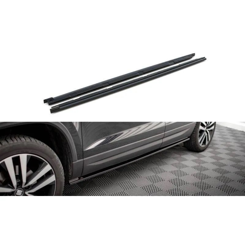 Maxton - Rajouts Des Bas De Caisse Seat Ateca Mk1 Noir Brillant