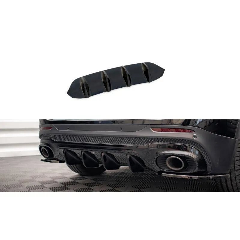 Maxton - Diffuseur Arrière Complet Mercedes-AMG GLB 35 / AMG-Line X247 Noir Brillant