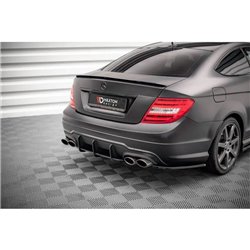 Maxton - Street Pro Central Diffuseur Arriere Mercedes-Benz C Coupe AMG-Line C204 Noir