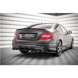Maxton - Street Pro Central Diffuseur Arriere Mercedes-Benz C Coupe AMG-Line C204 Noir