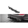 Maxton - Street Pro Central Diffuseur Arriere Mercedes-Benz C Coupe AMG-Line C204 Noir-Rouge