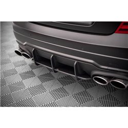 Maxton - Street Pro Central Diffuseur Arriere Mercedes-Benz C Coupe AMG-Line C204 Noir-Rouge