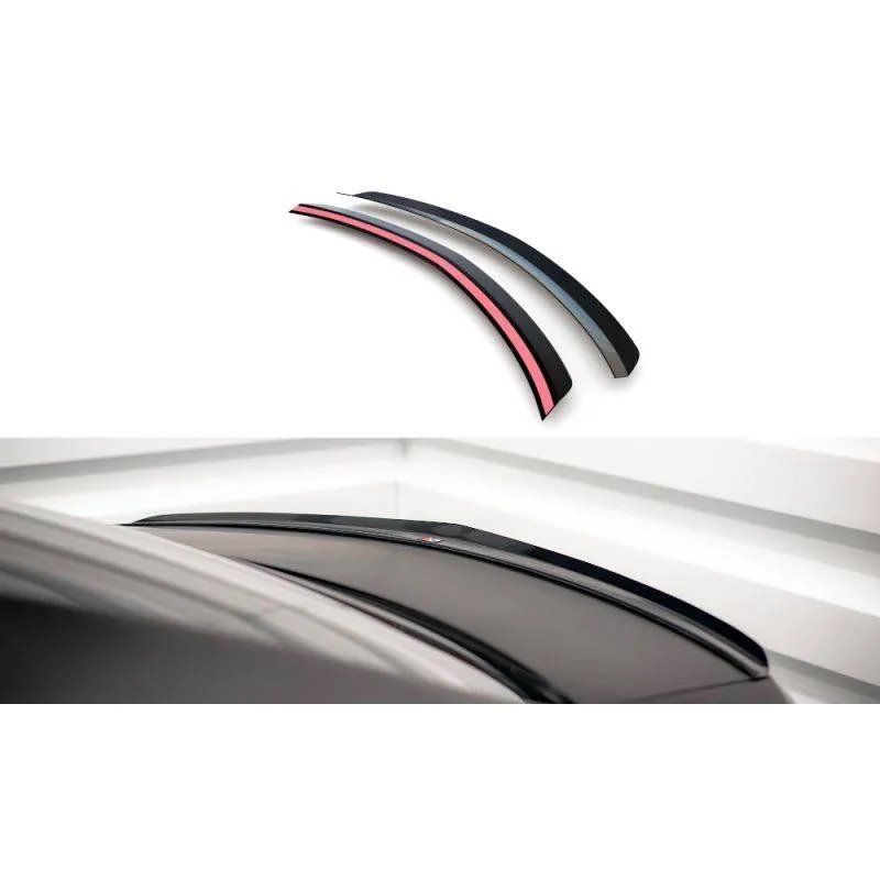 Maxton - Spoiler Cap Mercedes-Benz C Sedan W204 / C Coupe C204 Noir Brillant