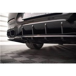 Maxton - Arriere Lame (avec une barre verticale) Mercedes-AMG GT 63S 4 Portes Coupe Aero X290 Noir Brillant