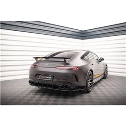 Maxton - Arriere Lame (avec une barre verticale) Mercedes-AMG GT 63S 4 Portes Coupe Aero X290 Noir Brillant