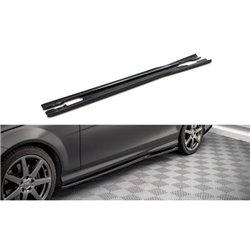 Maxton - Rajouts Des Bas De Caisse Mercedes-Benz C Coupe / Sedan / Estate AMG-Line C204 / W204 Facelift / S204 Facelift Noir Bri