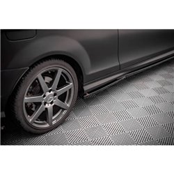 Maxton - Rajouts Des Bas De Caisse Mercedes-Benz C Coupe / Sedan / Estate AMG-Line C204 / W204 Facelift / S204 Facelift Noir Bri