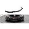 Maxton - Lame Du Pare-Chocs Avant V.1 Mercedes-Benz C Coupe / Sedan / Estate AMG-Line C204 / W204 Facelift / S204 Facelift Noir 