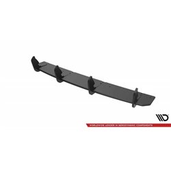 Maxton - Street Pro Central Diffuseur Arriere Audi S8 D4 Noir-Rouge