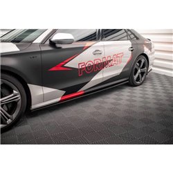 Maxton - Rajouts Des Bas De Caisse V.1 Audi S8 D4 Noir Brillant