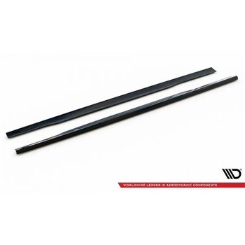 Maxton - Rajouts Des Bas De Caisse V.1 Audi S8 D4 Noir Brillant