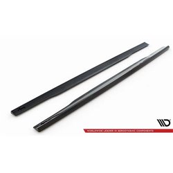 Maxton - Rajouts Des Bas De Caisse V.1 Audi S8 D4 Noir Brillant