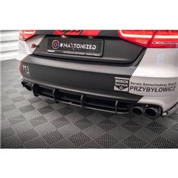 Maxton - Street Pro Central Diffuseur Arriere Audi S8 D4 Rouge