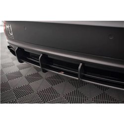 Maxton - Street Pro Central Diffuseur Arriere Audi S8 D4 Noir