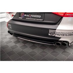 Maxton - Arriere Lame Audi S8 D4 Noir Brillant