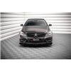 Maxton - Lame Du Pare-Chocs Avant V.2 Mercedes-Benz C Coupe / Sedan / Estate AMG-Line C204 / W204 Facelift / S204 Facelift Noir 