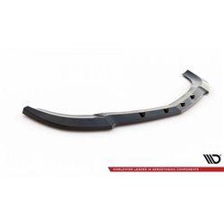 Maxton - Lame Du Pare-Chocs Avant V.2 Mercedes-Benz C Coupe / Sedan / Estate AMG-Line C204 / W204 Facelift / S204 Facelift Noir 