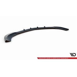 Maxton - Lame Du Pare-Chocs Avant V.2 Mercedes-Benz C Coupe / Sedan / Estate AMG-Line C204 / W204 Facelift / S204 Facelift Noir 