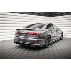 Maxton - Street Pro Central Diffuseur Arriere Audi S8 D5 Noir-Rouge